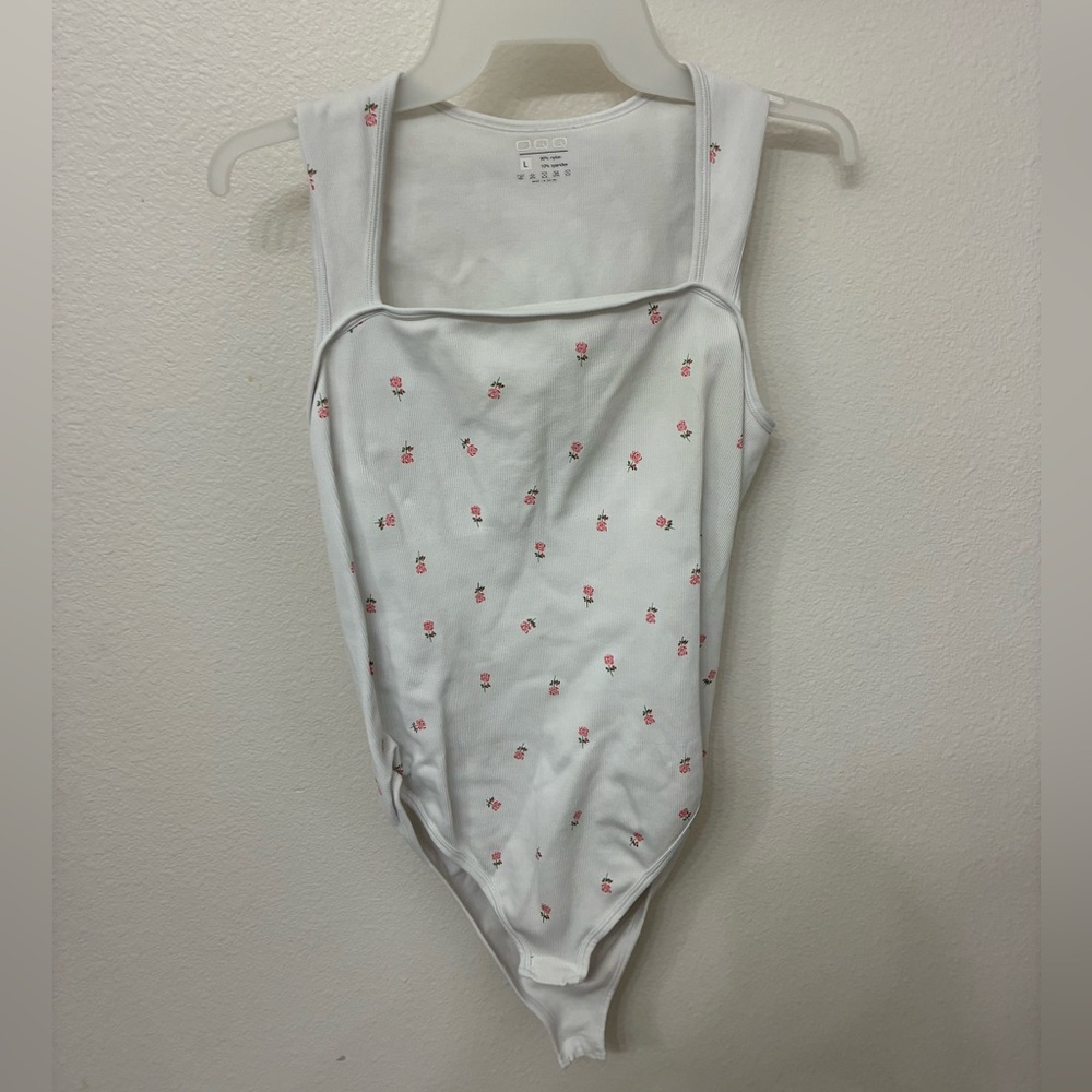 White Floral Kids One Piece